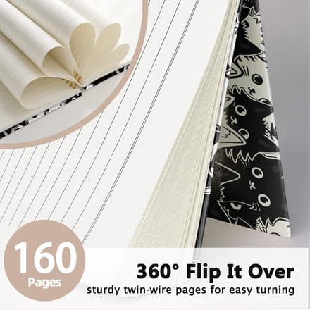 LIANGW Funny Cat Journal Notebook for Teen Girls & Women, Funny Gifts for People Who Love Cats, Cat Lover Gifts for Women Men, Cute Notebooks for School Supplies, cat notepad 5.5x8.3 Inch