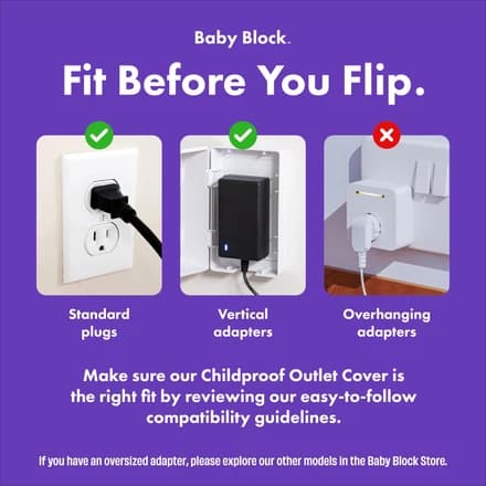 Outlet Cover Box Baby Proofing – Child Safety Outlet Protector Box for Plugs & Cords, Locking Childproof Plug Cover, Outlet Covers Baby Proofing Solution