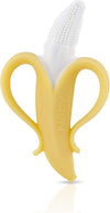Nuby NanaNubs Gum Massager, Soft Silicone Teething Toy, 3 Months+