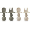 PandaEar Silicone Baby Feeding Set with Divided Suction Plate