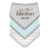 MODERN BABY 3 Pack Bandana Bibs for Girls Absorbent Drooler Baby Bibs, Adventure