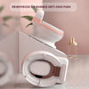 Potty Training Toilet, Realistic Potty Training Seat, Toddler Potty Chair with Soft Seat, Removable Potty Pot, Toilet Tissue Dispenser and Splash Guard, Non-Slip for Toddler& Baby&Kids White, Pink