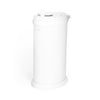 Ubbi Stainless Steel Diaper Pail, No Special Bags, Odor-Locking, White