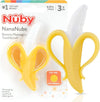 Nuby NanaNubs Gum Massager, Soft Silicone Teething Toy, 3 Months+