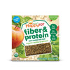 Happy Tot Organics Fiber & Protein Soft Baked Oat Bars Toddler Snack Apple & Spinach, 0.88 Ounce Bars, 5 Count Box (Pack of 6)