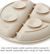 PandaEar Silicone Baby Feeding Set with Divided Suction Plate