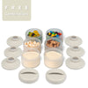 Termichy Stackable Formula Dispenser Portable: Milk Powder Container to go