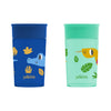 Dr. Brown's Milestones Cheers360 Spoutless Cup, Blue & Green, 2-Pack