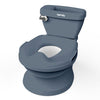 Ingenuity My Size Potty Pro 2-in-1 Potty Training Toilet, Floor Potty with Removable Potty Seat for Standard Toilets, Realistic Flushing Sound, For Toddlers Ages 18+ months, Up to 50 lb - Pink