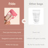 Frida Mom Breastmilk Storage Bags, Splitstash, 50ct, Pour Spout Design, 4oz