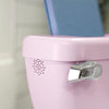 Ingenuity My Size Potty Pro 2-in-1 Potty Training Toilet, Floor Potty with Removable Potty Seat for Standard Toilets, Realistic Flushing Sound, For Toddlers Ages 18+ months, Up to 50 lb - Pink