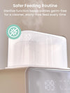 GROWNSY Fast Double Baby Bottle Warmer for Breastmilk & Formula, Beige