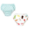 Hudson Baby Unisex Baby Swim Diapers, Tropical Leaves, 0-6 Months
