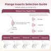 Nursi Luna Flange Sizing Kit for 24mm Breast Pumps, 10PCS