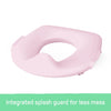 Ingenuity My Size Potty Pro 2-in-1 Potty Training Toilet, Floor Potty with Removable Potty Seat for Standard Toilets, Realistic Flushing Sound, For Toddlers Ages 18+ months, Up to 50 lb - Pink