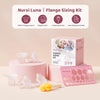 Nursi Luna Flange Sizing Kit for 24mm Breast Pumps, 10PCS