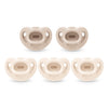 NUK First Choice Comfy Orthodontic Baby Pacifier, 0-6 Months, 5-Pk, Neutral