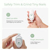 Momcozy Baby Nail File Electric, Gentle Night Light Baby Nail Trimmer