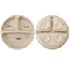 PandaEar Silicone Baby Feeding Set with Divided Suction Plate
