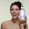 Dr. Natural Castile Liquid Soap - Multi-Use Body Wash, Shampoo and Face Wash - Hydrating Body Soap for Skin, Hair, Pets and Home - Lavender - 32 oz