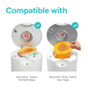 Munchkin® STEP™ Diaper Pail Powered by Arm & Hammer, #1 in Odor Control, Award-Winning, Includes 1 Snap, Seal & Toss™ Bag, 1 Starter Refill Ring, and 1 PUCK™ Baking Soda Cartridge