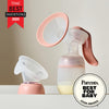 Frida 2-in-1 Breast Pump, Manual Hand & Hands-Free Suction Cup