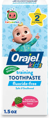 Orajel Naturals Sesame Street Kids Fluoride-Free Toothpaste, Berry, 1.5 Oz
