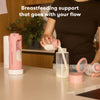Frida Mom Breastmilk Storage Bags, Splitstash, 50ct, Pour Spout Design, 4oz