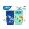 Dr. Brown's Milestones Cheers360 Spoutless Cup, Blue & Green, 2-Pack