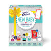 Little Remedies New Baby Essentials Kit with Saline Nasal Spray, Diaper Rash Cream, Gas Relief Drops, Gripe Water & More, Safe for Newborns, Multi-Color