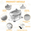 Baby Bath Seat for Babies 6 Months & up, Non-Slip Toddler Bath Seats for Babies Sitting Up, Safe Infant & Newborn Bathtub Chair with 4 Suction Cups & Soft Cushion for Shower,Gray