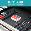 DMI First Aid Kit, Mini 20 Piece Kit, Small and Compact All Purpose Use for Minor Cuts and Scrapes, Durable Water Resistant Case, Convenient and Portable, White, 1 Count