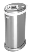 Ubbi Stainless Steel Diaper Pail, No Special Bags, Odor-Locking, White