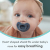NUK First Choice Comfy Orthodontic Baby Pacifier, 0-6 Months, 5-Pk, Neutral