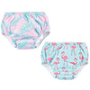 Hudson Baby Unisex Baby Swim Diapers, Tropical Leaves, 0-6 Months