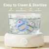 2 Pack Penguin Baby Teething Toys 0-6 Months, Hand Teether & Teething Mitt