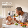 BEAR 2024 Baby Food Maker, One-Step & Easy to Use, Smart Touchscreen, White