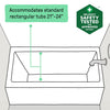 Ingenuity My Baby Bath Seat for Sit-Up Bathing with Secure Suction Cups