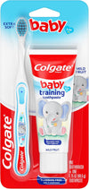 Colgate Baby Toothbrush and Training Toothpaste Bundle