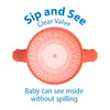 Dr. Brown's Milestones Cheers360 Spoutless Cup with Handles, Coral, 1-Pack