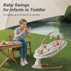 Monamii Baby Swings for Infants, Bluetooth Infant Swing with Music Speaker