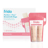 Frida Mom Breastmilk Storage Bags, Splitstash, 50ct, Pour Spout Design, 4oz