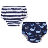 Hudson Baby Unisex Baby Swim Diapers, Tropical Leaves, 0-6 Months