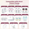Nursi Luna Flange Sizing Kit for 24mm Breast Pumps, 10PCS