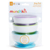 Munchkin Stay Put Suction Bowls for Baby, 3 Pack, Blue/Green/Purple