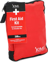 DMI First Aid Kit, Mini 20 Piece Kit, Small and Compact All Purpose Use for Minor Cuts and Scrapes, Durable Water Resistant Case, Convenient and Portable, White, 1 Count