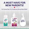 Little Remedies New Baby Essentials Kit with Saline Nasal Spray, Diaper Rash Cream, Gas Relief Drops, Gripe Water & More, Safe for Newborns, Multi-Color