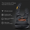 Smilo Texas Longhorns Baby Silicone Bib with Crumb Catcher Black
