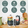 Babymoov Duo Meal Station, Baby Food Maker, Puree Maker & Processor, 6-in-1