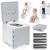 Orzbow Portable Potty Training Chair for Toddler, Travel Emergency Toilet